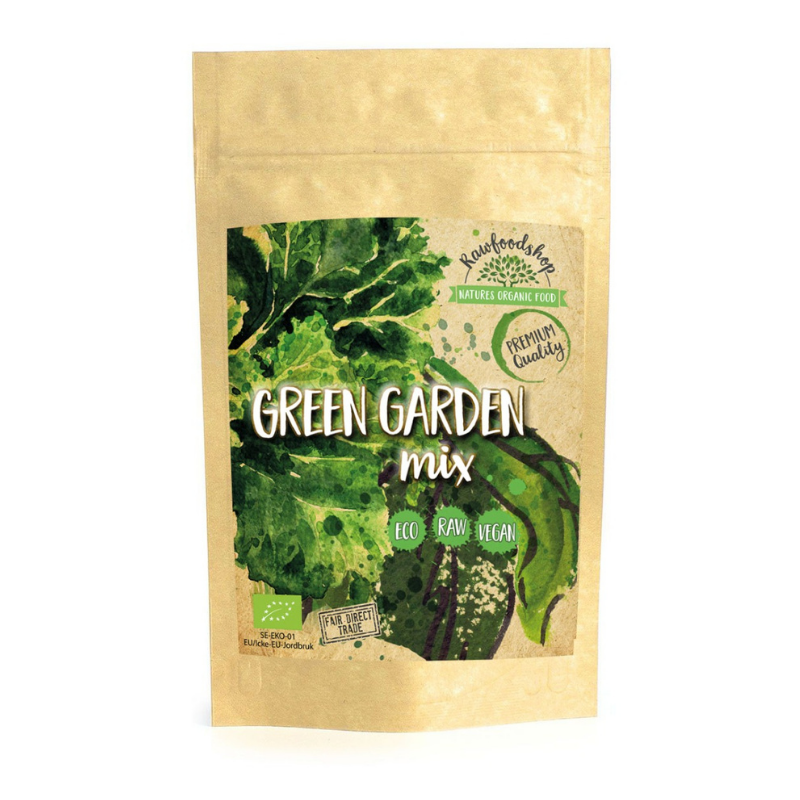 Green Garden Mix ØKO 150 g i gruppen OUTLET 30-80% / Urter, alger & svampe 30-50% / Urter, alger & svampe 30% hos Rawfoodshop Scandinavia AB (128756)