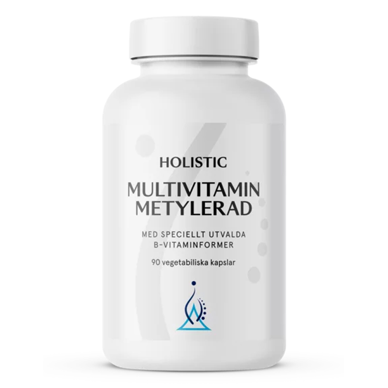 Holistic MultiVitamin Metyleret 90 kaps i gruppen Helse / Kosttilskud / Vitaminer / Multivitaminer hos Rawfoodshop Scandinavia AB (4120)