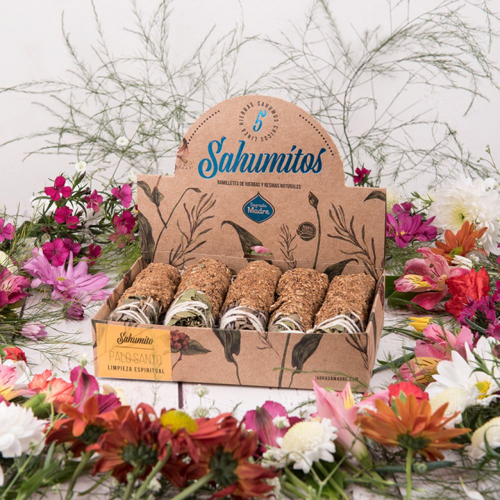 Sahumitos Smudge Stick Palo Santo 5 stk i gruppen Hjem & Sjæl / Ritual & Ceremoni / Røgelse, Lys og Dufte hos Rawfoodshop Scandinavia AB (95-01)