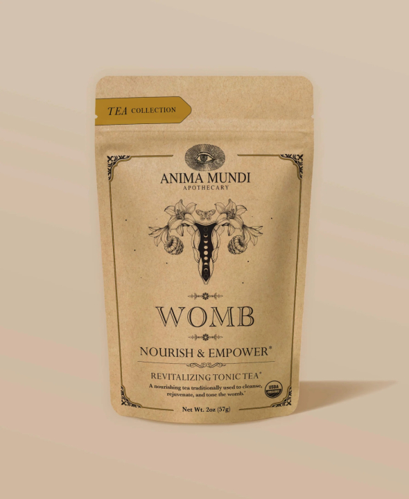 Anima Mundi Womb Tonic Tea 57g i gruppen Råvarer & Drikke / Drikkevarer / Te hos Rawfoodshop Scandinavia AB (AM110)