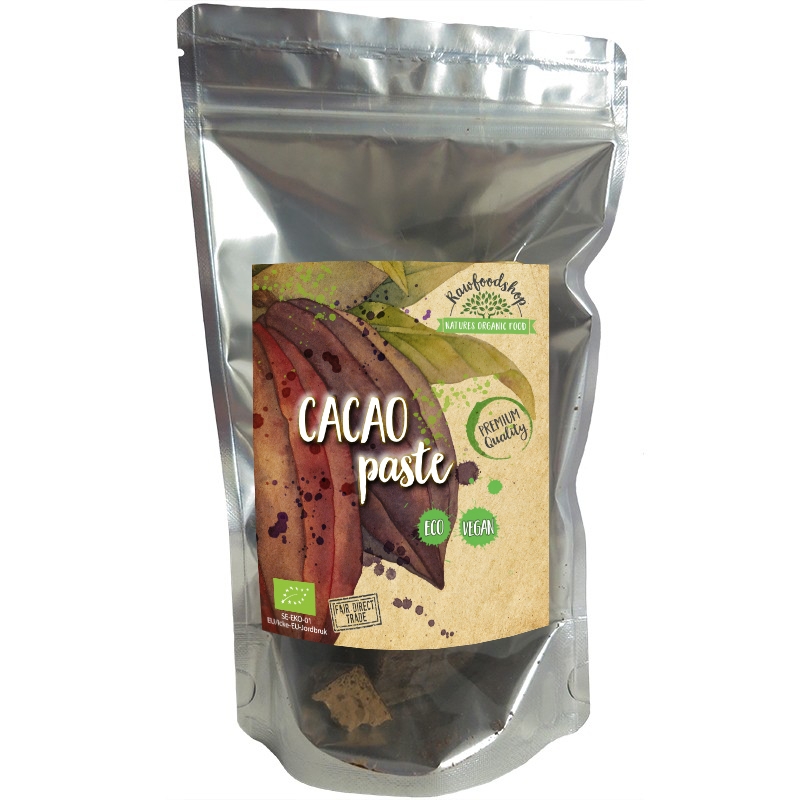Kakaomasse 100% ØKO 250g i gruppen Råvarer & Drikke / Bagning / Kakaoprodukter hos Rawfoodshop Scandinavia AB (KAK3)