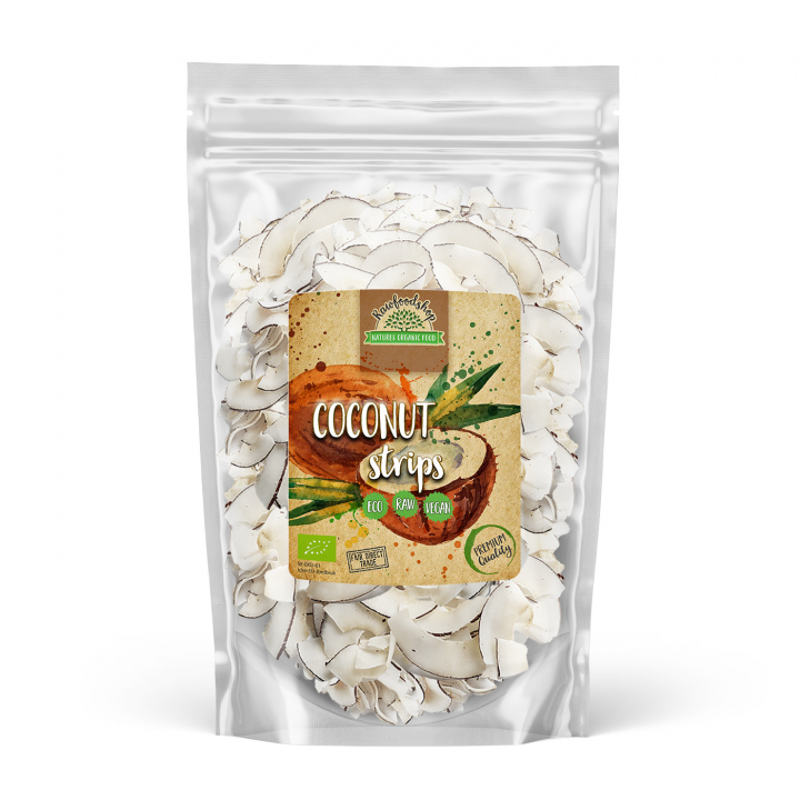 Kokosnød i strimler ØKO 500g i gruppen Råvarer & Drikke / Nødder / Kokos hos Rawfoodshop Scandinavia AB (RNOT500414E)