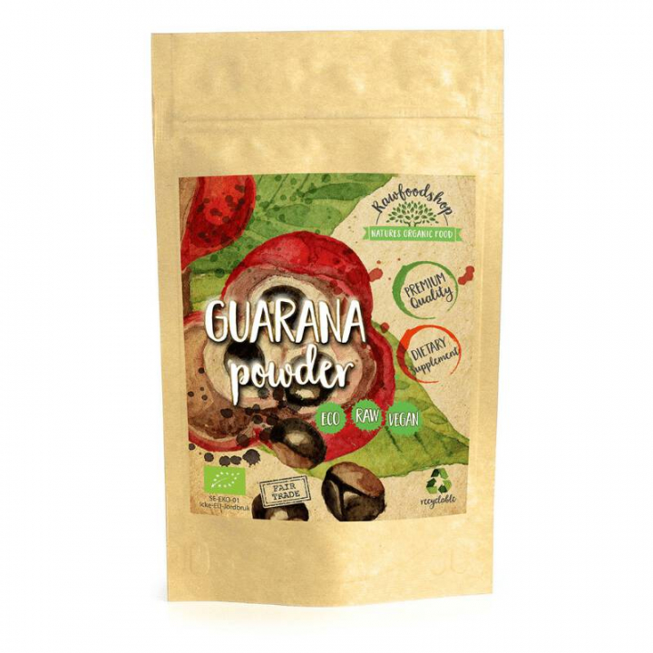 Guarana ØKO Pulver 125g i gruppen OUTLET 30-80% / Frugt & Bær 30-50% / Frugt & Bær 30% hos Rawfoodshop Scandinavia AB (RPUL100387E)