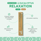 Isapalla Røgelse Palo Santo & Eucalyptus Relaxation 10stk