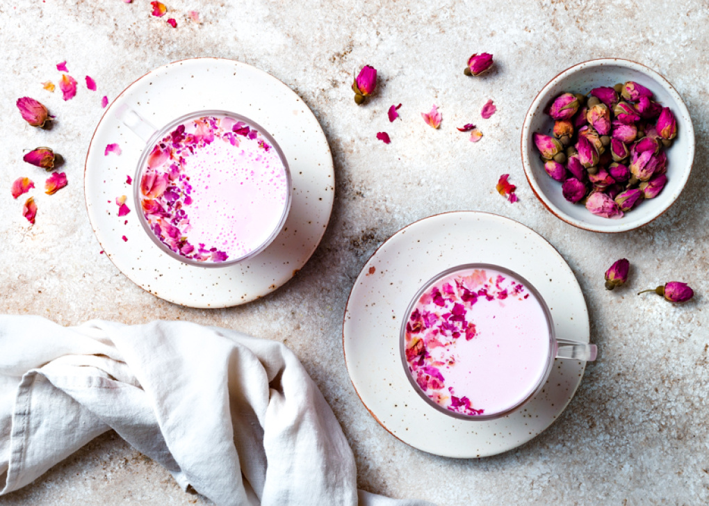 Drøm søde drømme efter en kop Moon milk med pitaya