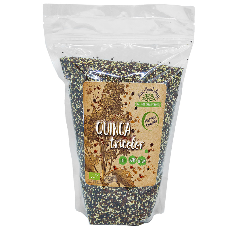 Quinoa Tre farver ØKO 1kg i gruppen OUTLET 30-50% / Greenfood 30-50% / Greenfood 40% hos Rawfoodshop Scandinavia AB (10187-2)