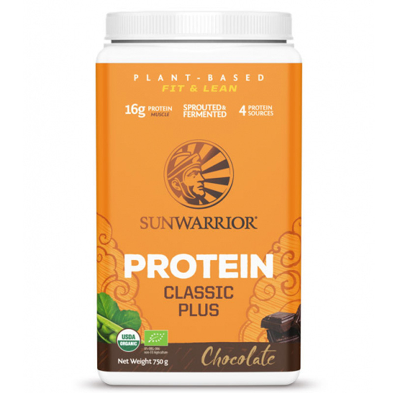 Sunwarrior - Classic Plus Chokolade 750g i gruppen Helse / Proteinpulver hos Rawfoodshop Scandinavia AB (1084)