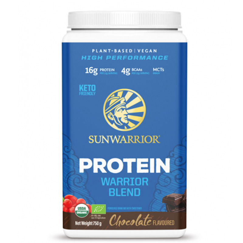 Sunwarrior - Warrior Blend Chokolade 750g i gruppen Helse / Proteinpulver hos Rawfoodshop Scandinavia AB (1088)