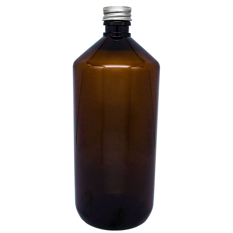 Brun PET flaske 1000ml i gruppen OUTLET 30-80% / Outlet andet /  hos Rawfoodshop Scandinavia AB (1100028BF-1)