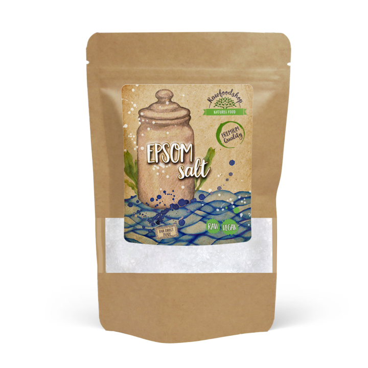 Epsom Salt 1kg i gruppen Kropspleje / DIY Råvarer / Naturlige tilsætningsstoffer hos Rawfoodshop Scandinavia AB (114443)