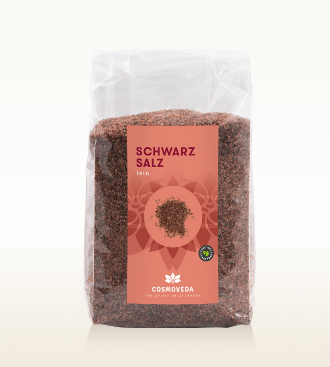 Sort Salt ØKO 500g i gruppen Råvarer & Drikke / Spisekammer / Krydderier hos Rawfoodshop Scandinavia AB (115146)