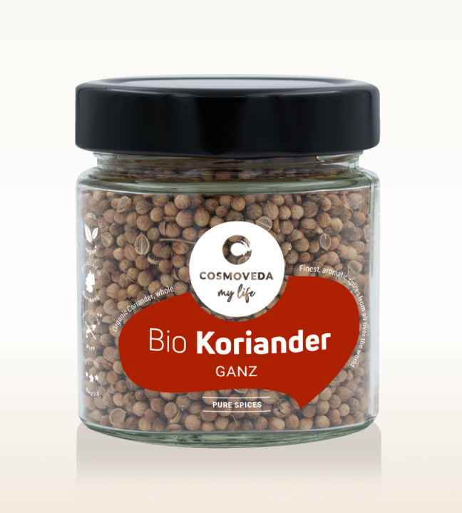 Korianderfrø ECO 60g i gruppen Råvarer & Drikke / Spisekammer / Krydderier hos Rawfoodshop Scandinavia AB (126920-DE)