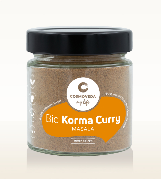 Korma Curry Masala ECO 80g i gruppen Råvarer & Drikke / Spisekammer / Krydderier hos Rawfoodshop Scandinavia AB (129662-DE)