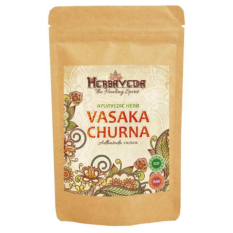 Vasaka Churna ØKO 100g i gruppen Helse / Urter, alger & svampe / Urter hos Rawfoodshop Scandinavia AB (135083)