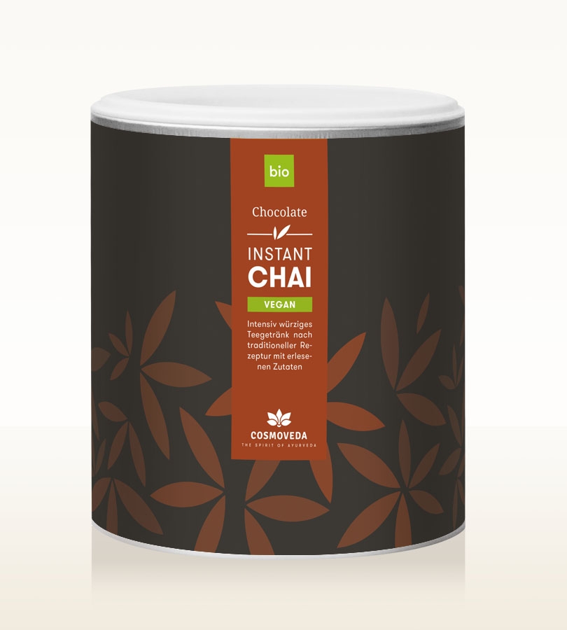 Cosmoveda Vegan Chai Instant Chokolade ØKO 180g i gruppen Råvarer & Drikke / Drikkevarer / Te hos Rawfoodshop Scandinavia AB (146362)