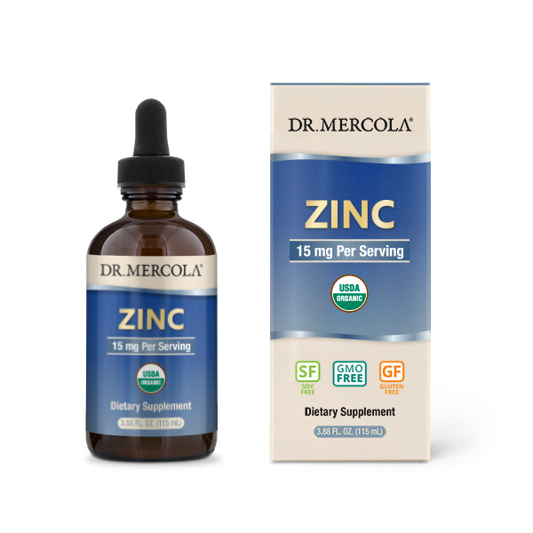 Dr Mercola Liquid Zinc 115ml i gruppen Helse / Kosttilskud / Mineraler hos Rawfoodshop Scandinavia AB (1472)