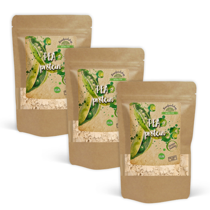 Ærteprotein 500g x 3 pakker i gruppen Råvarer & Drikke / Helsekost / Proteinpulver hos Rawfoodshop Scandinavia AB (150145-SET3)