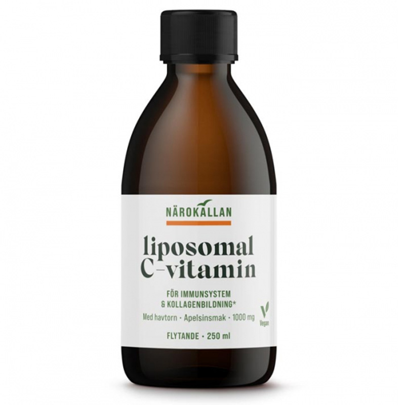 Liposomal C-vitamin med havtorn 250ml i gruppen Naturlige kosttilskud / Kosttilskud / Vitaminer / Enkelte vitaminer hos Rawfoodshop Scandinavia AB (1517)