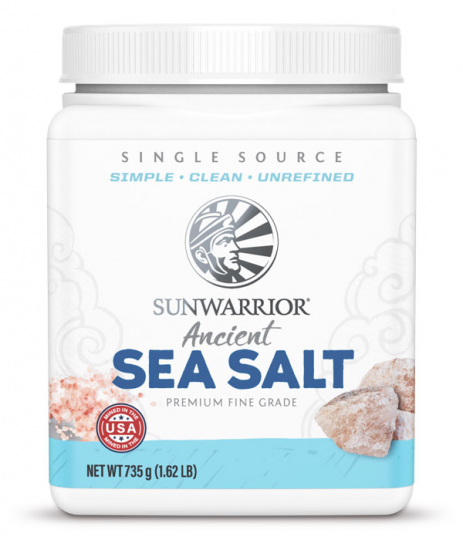 Sunwarrior Ancient Sea Salt 735g i gruppen Helse / Anvendelsesområde / Detox & Udrensning hos Rawfoodshop Scandinavia AB (1561)