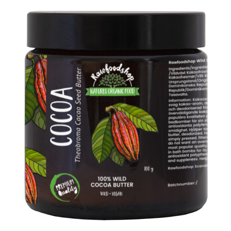Kakaosmør Deodoriseret 100 g i gruppen Råvarer & Drikke / Bagning / Kakaoprodukter hos Rawfoodshop Scandinavia AB (1600301)