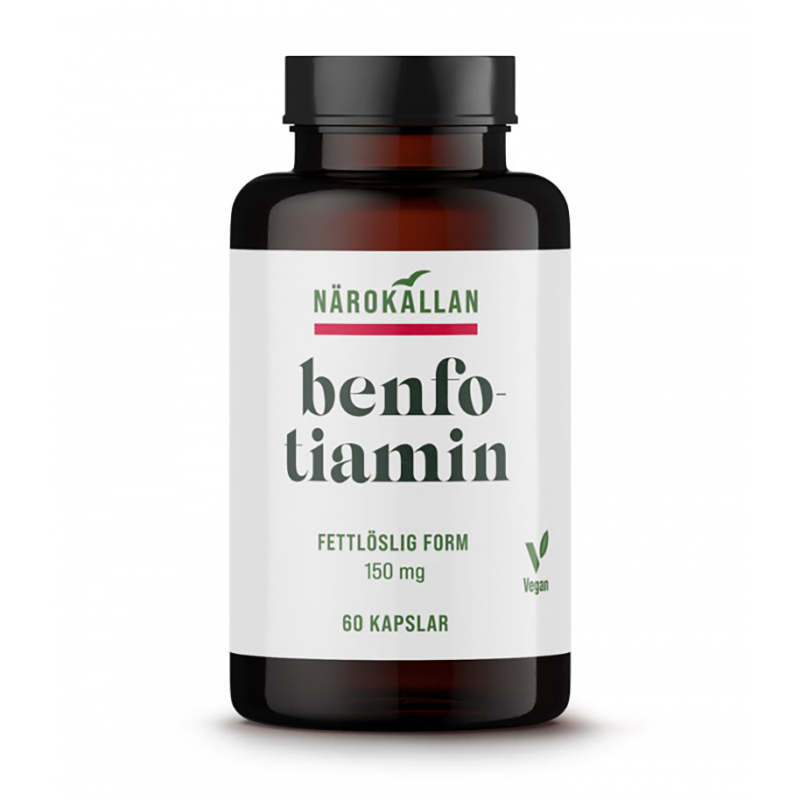 Benfotiamin 150 mg i gruppen Helse / Kosttilskud / Vitaminer / Enkelte vitaminer hos Rawfoodshop Scandinavia AB (1753)