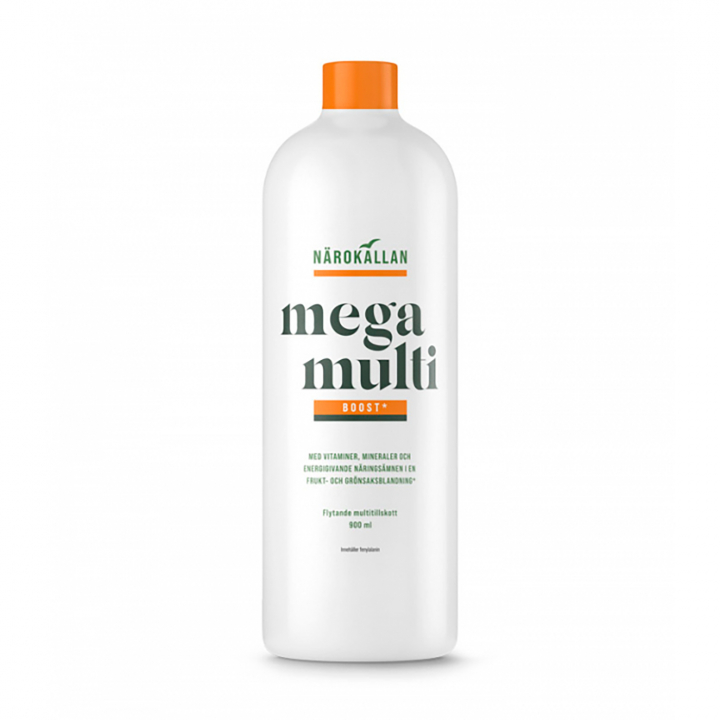 Mega Multi Boost 900ml i gruppen Helse / Kosttilskud / Vitaminer / Multivitaminer hos Rawfoodshop Scandinavia AB (1801)