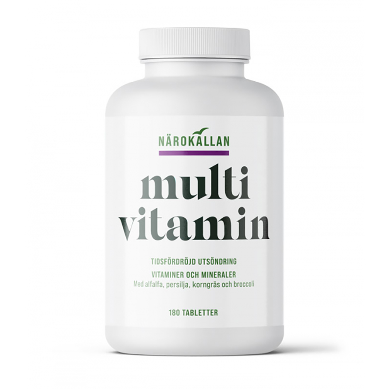 Multivitamin tidsforsinket 180 tabletter i gruppen Naturlige kosttilskud / Kosttilskud / Vitaminer / Multivitaminer hos Rawfoodshop Scandinavia AB (1820)