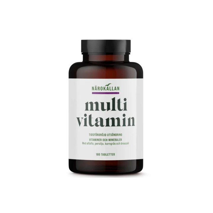 Multivitamin tidsforsinket 180 tabletter i gruppen Kosttilskud / Vitaminer / Multivitaminer hos Rawfoodshop Scandinavia AB (1820)