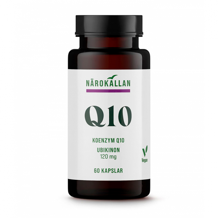 Q10 120 mg 60 Kapsler i gruppen Helse / Kosttilskud / Vitaminer / Enkelte vitaminer hos Rawfoodshop Scandinavia AB (1833)
