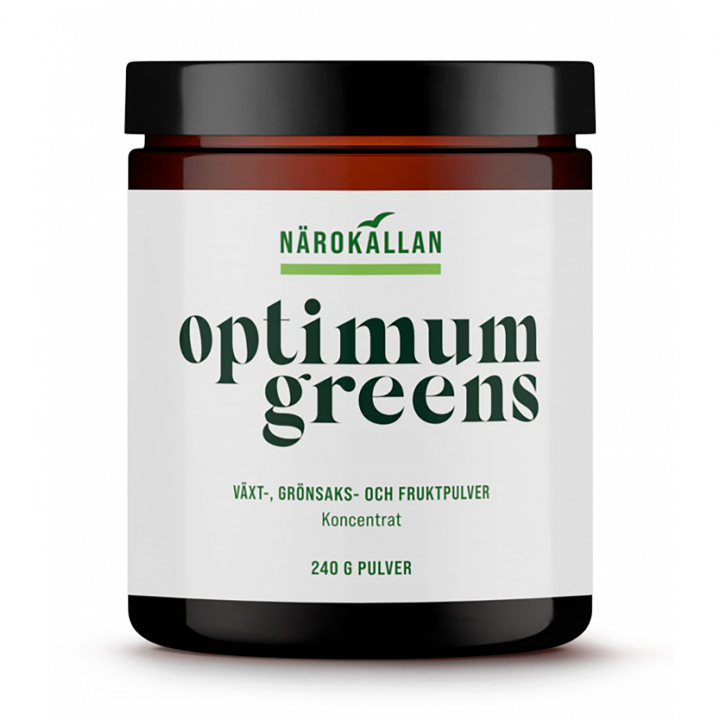 Optimum Greens 240g i gruppen Helse / Kosttilskud hos Rawfoodshop Scandinavia AB (1866)