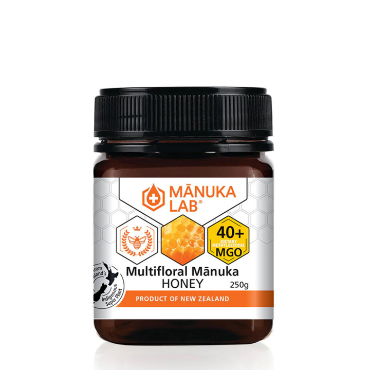 Manuka Lab Manukahonning 40+ MGO 250g i gruppen Råvarer & Drikke / Bagning / Sødning / Honning hos Rawfoodshop Scandinavia AB (1974)