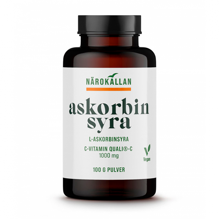 Ascorbinsyre 100 g i gruppen Helse / Kosttilskud / Vitaminer / Enkelte vitaminer hos Rawfoodshop Scandinavia AB (1988)