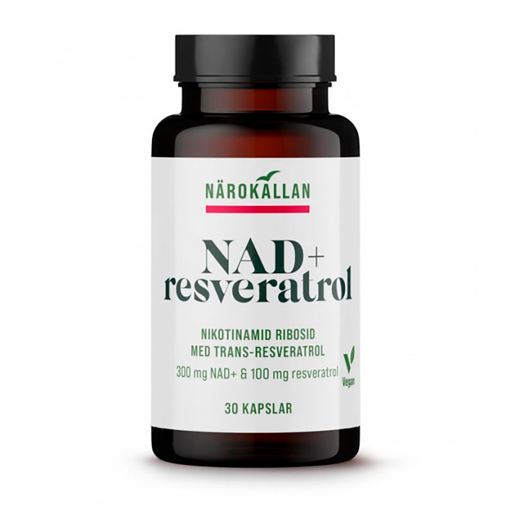 NAD+Resveratrol 30 kaps i gruppen Helse / Kosttilskud hos Rawfoodshop Scandinavia AB (2013)