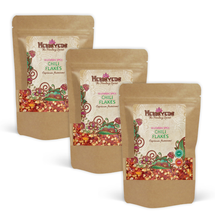 Chili Flakes ØKO 50g x 3 pakker i gruppen Råvarer & Drikke / Spisekammer / Krydderier & Salt hos Rawfoodshop Scandinavia AB (201471-SET3)