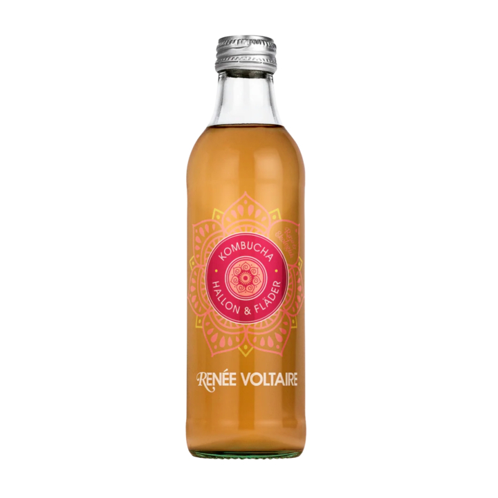 kombucha hindbær & hyldeblomst øko 275ml
