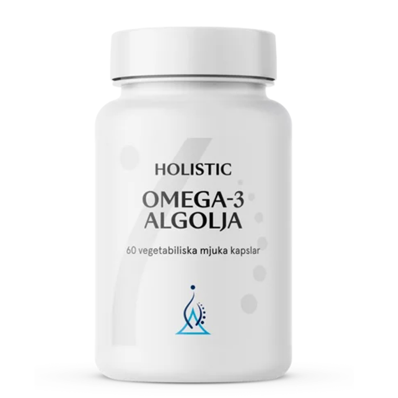Holistic Omega-3 Algeolie 60 kaps i gruppen Naturlige kosttilskud / Kosttilskud / Omega 3 & Fedtsyrer hos Rawfoodshop Scandinavia AB (20811)