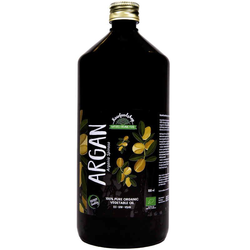 Arganolie ØKO 1000 ml i gruppen Råvarer & Drikke / Spisekammer / Smør & Olier / Olier hos Rawfoodshop Scandinavia AB (2133204)