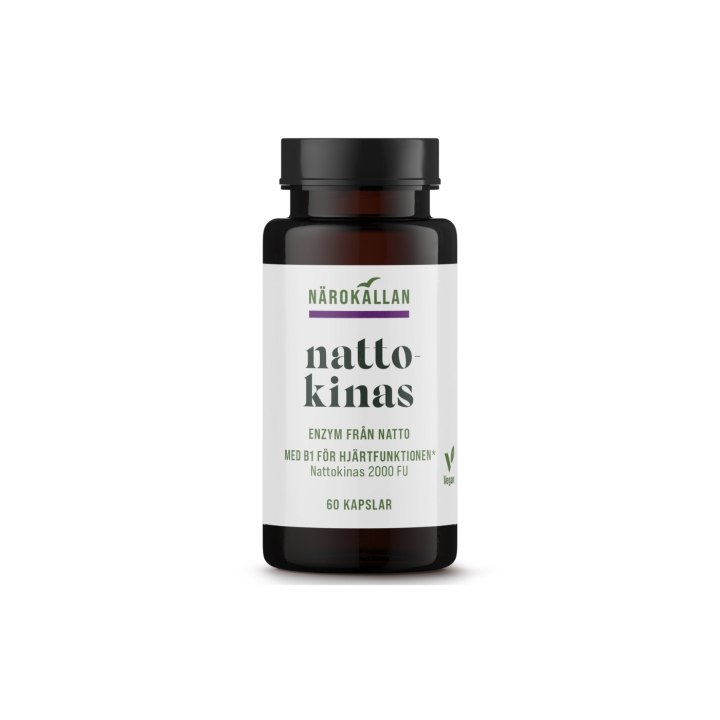 Nattokinas 60kaps i gruppen Kosttilskud / Andre kosttilskud / Enzymer hos Rawfoodshop Scandinavia AB (2137)