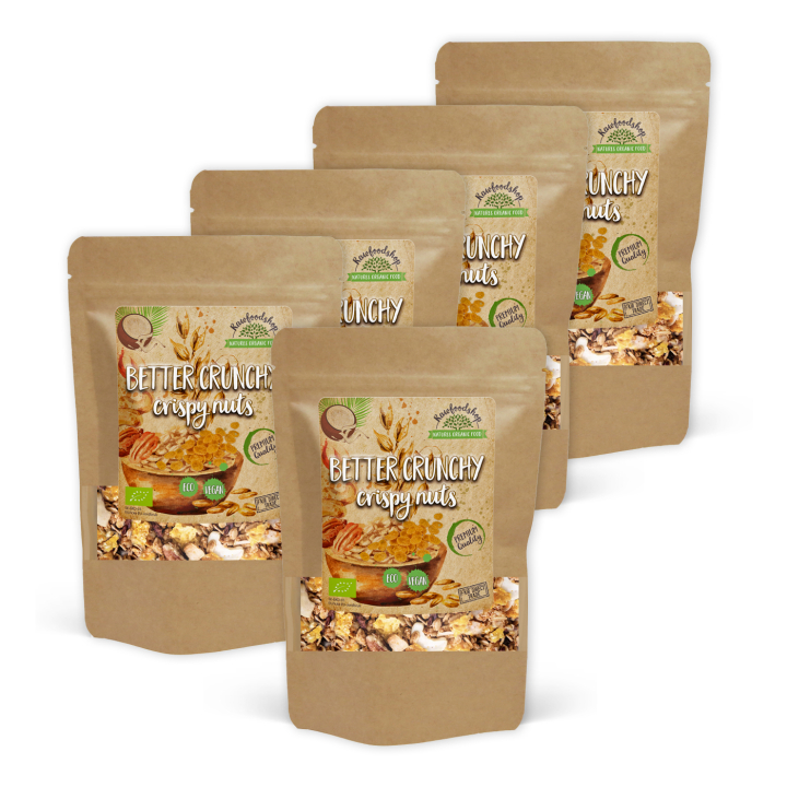 Musli Nødder & Dadler ØKO 400g x 5 pakker i gruppen Råvarer & Drikke / Spisekammer / Granola & Grød hos Rawfoodshop Scandinavia AB (21412400-SET5)