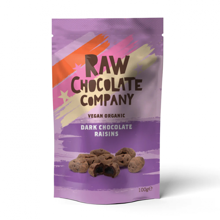 Chocolate Raisins ØKO 100g i gruppen Råvarer & Drikke / Slik & Chokolade / Chokolade og Bars hos Rawfoodshop Scandinavia AB (219-S)