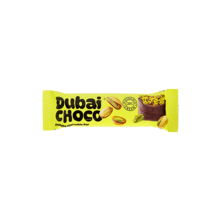 Dubai Chokolade Pistacie Bar 55g i gruppen Nyheder hos Rawfoodshop Scandinavia AB (2201)