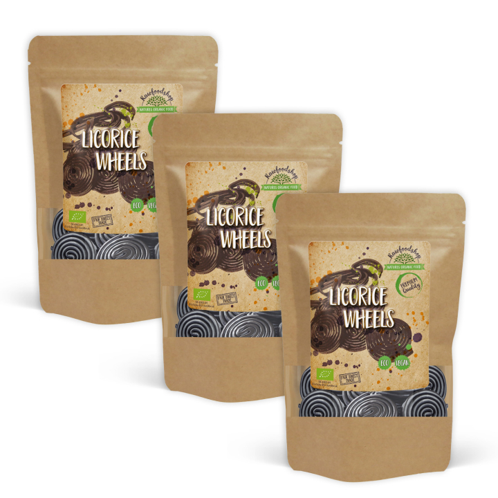Lakridsruller ØKO 100g x 3 pakker i gruppen Råvarer & Drikke / Slik & Chokolade / Slik hos Rawfoodshop Scandinavia AB (221921-SET3)
