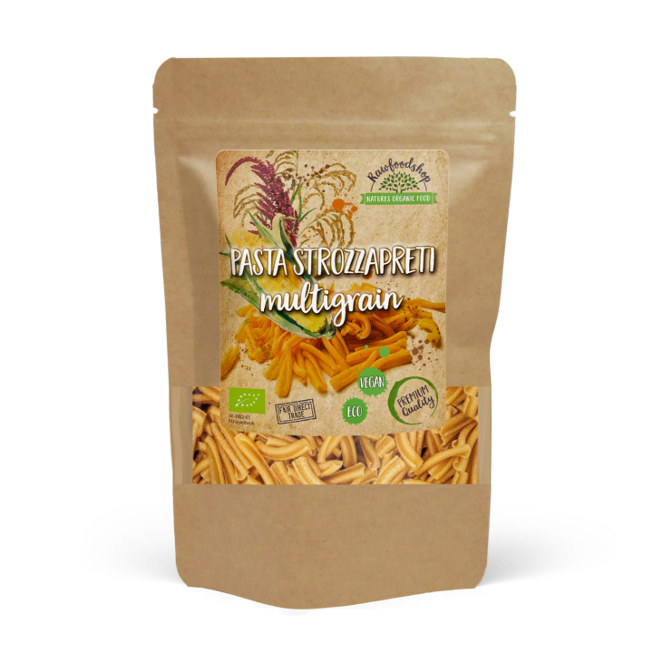Pasta Strozzapreti Multigrain ØKO 250 g i gruppen Råvarer & Drikke / Spisekammer / Pasta & Nudler hos Rawfoodshop Scandinavia AB (22265-1)