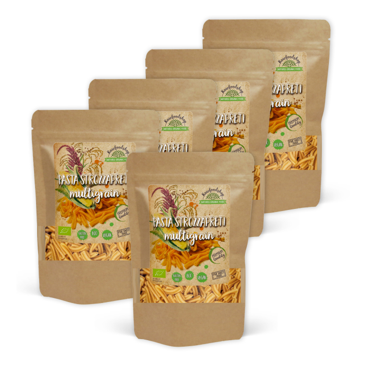 Pasta Strozzapreti Multigrain ØKO 250g x 5 pakker i gruppen Råvarer & Drikke / Spisekammer / Pasta & Nudler hos Rawfoodshop Scandinavia AB (222651-SET5)