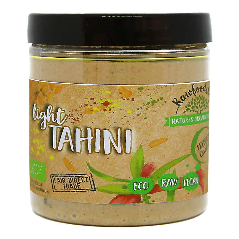 Tahini Lys Raw ØKO 250g i gruppen Råvarer & Drikke / Spisekammer / Smagssætning / Paste & Chutney hos Rawfoodshop Scandinavia AB (2236214)