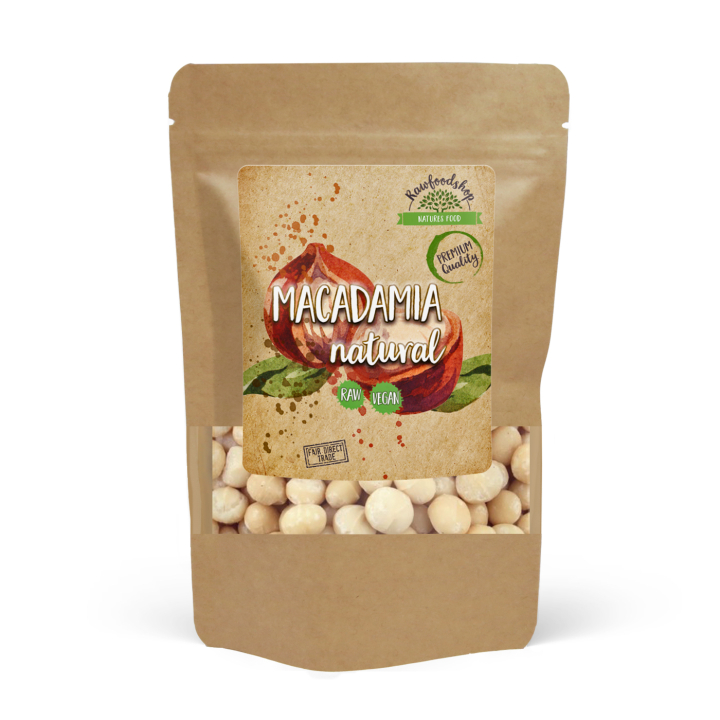 Macadamianødder Premium RAW 1kg i gruppen Råvarer & Drikke / Nødder / Macadamia hos Rawfoodshop Scandinavia AB (22410-1)