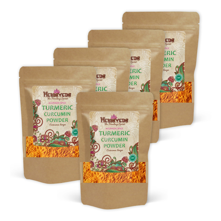 Gurkemeje Curcumin ØKO 500g x 5 pakker i gruppen Råvarer & Drikke / Spisekammer / Krydderier & Salt / Gurkemeje hos Rawfoodshop Scandinavia AB (2592-SET5)