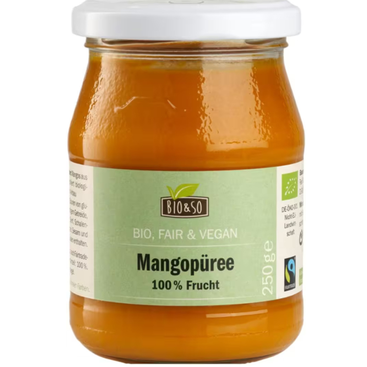 Mangopuré ØKO 250g i gruppen Råvarer & Drikke / Frugt & Frugtpulver / Mango hos Rawfoodshop Scandinavia AB (29125)