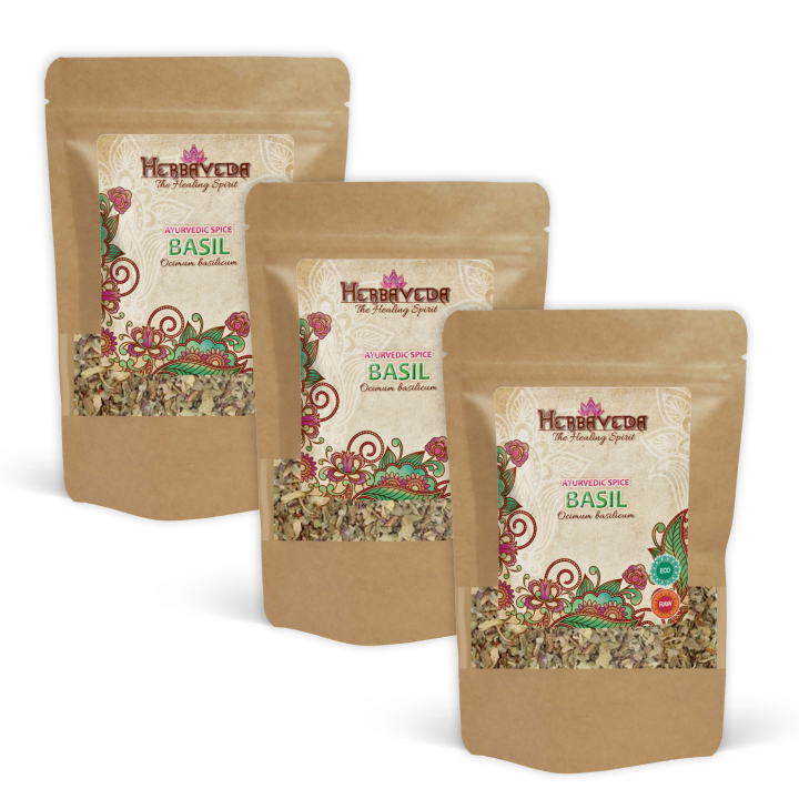 Basilikum ØKO 30g x 3 pakker i gruppen Råvarer & Drikke / Spisekammer / Krydderier & Salt hos Rawfoodshop Scandinavia AB (406031-SET3)