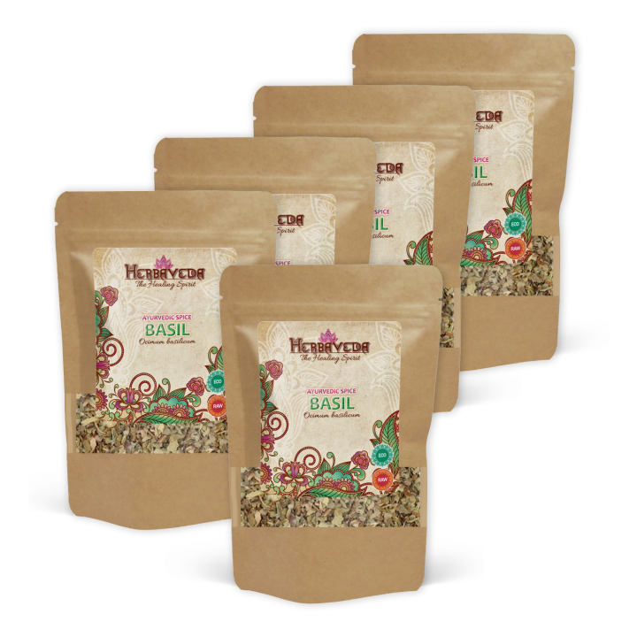 Basilikum ØKO 30g x 5 pakker i gruppen Råvarer & Drikke / Spisekammer / Krydderier & Salt hos Rawfoodshop Scandinavia AB (406031-SET5)